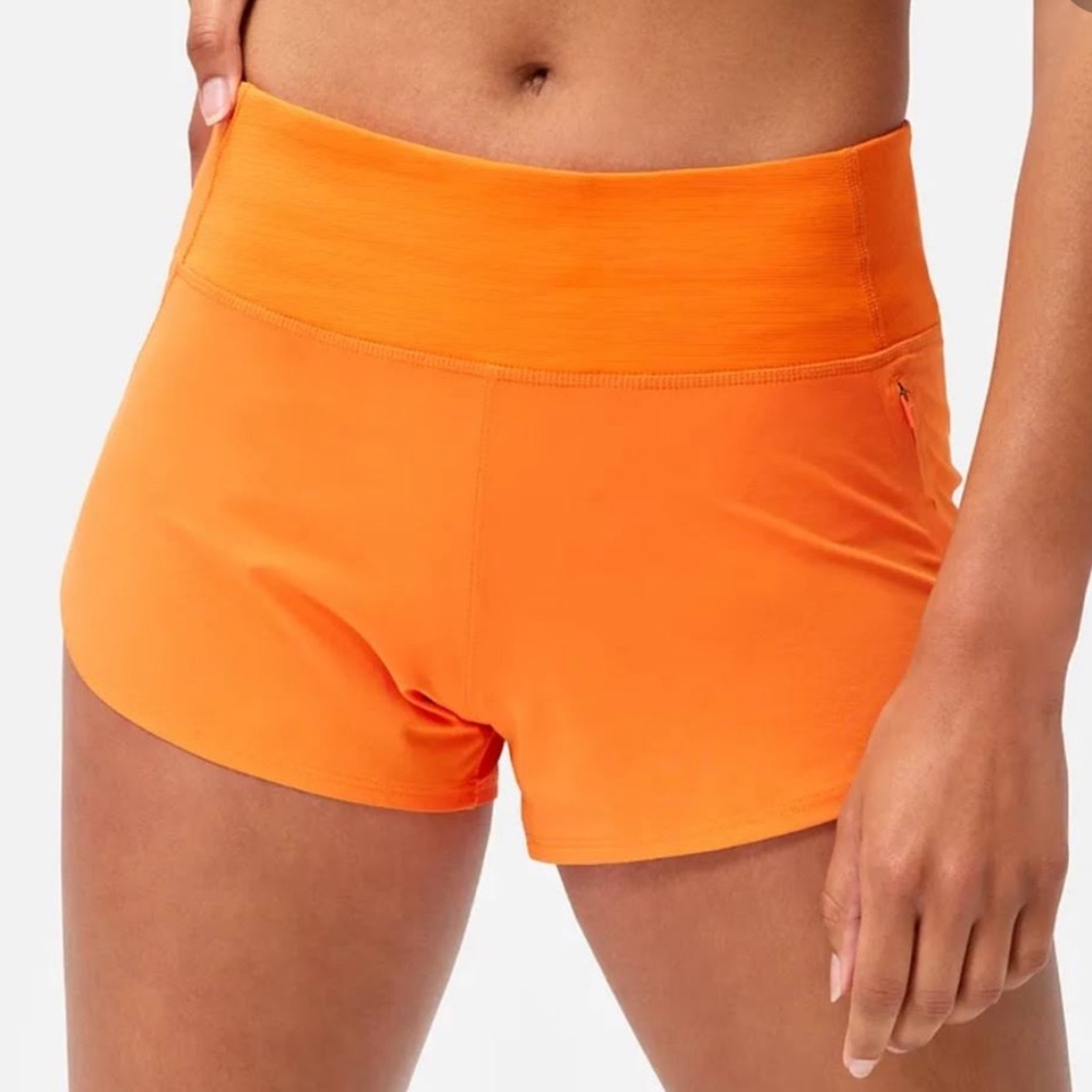 Outdoor Voices Women's Athletic Shorts - Vibrant Orange